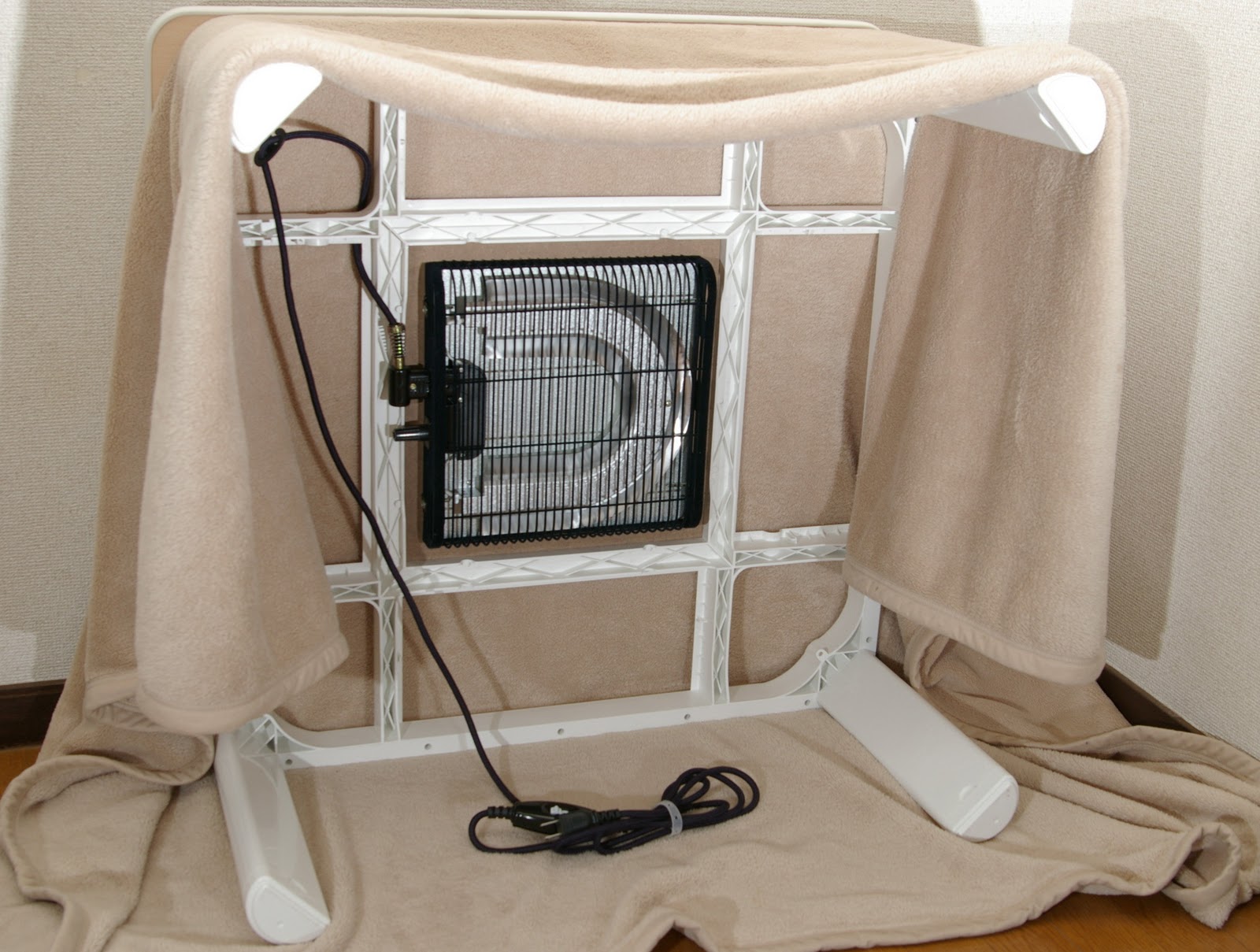 El kotatsu, una forma cómoda de calentarse en invierno