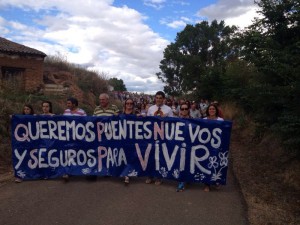 Manifestación celebrada en el segundo aniversario del accidente.